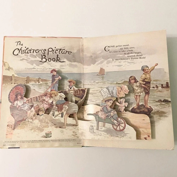 Vintage 1980  The Childrens Picture Book by Ernest Nister Reproduction - Picture 2 of 10